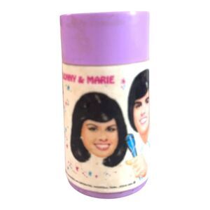 Vintage 1976 Aladdin Donny & Marie Thermo Bottle 8 Oz Purple Lid Replacement